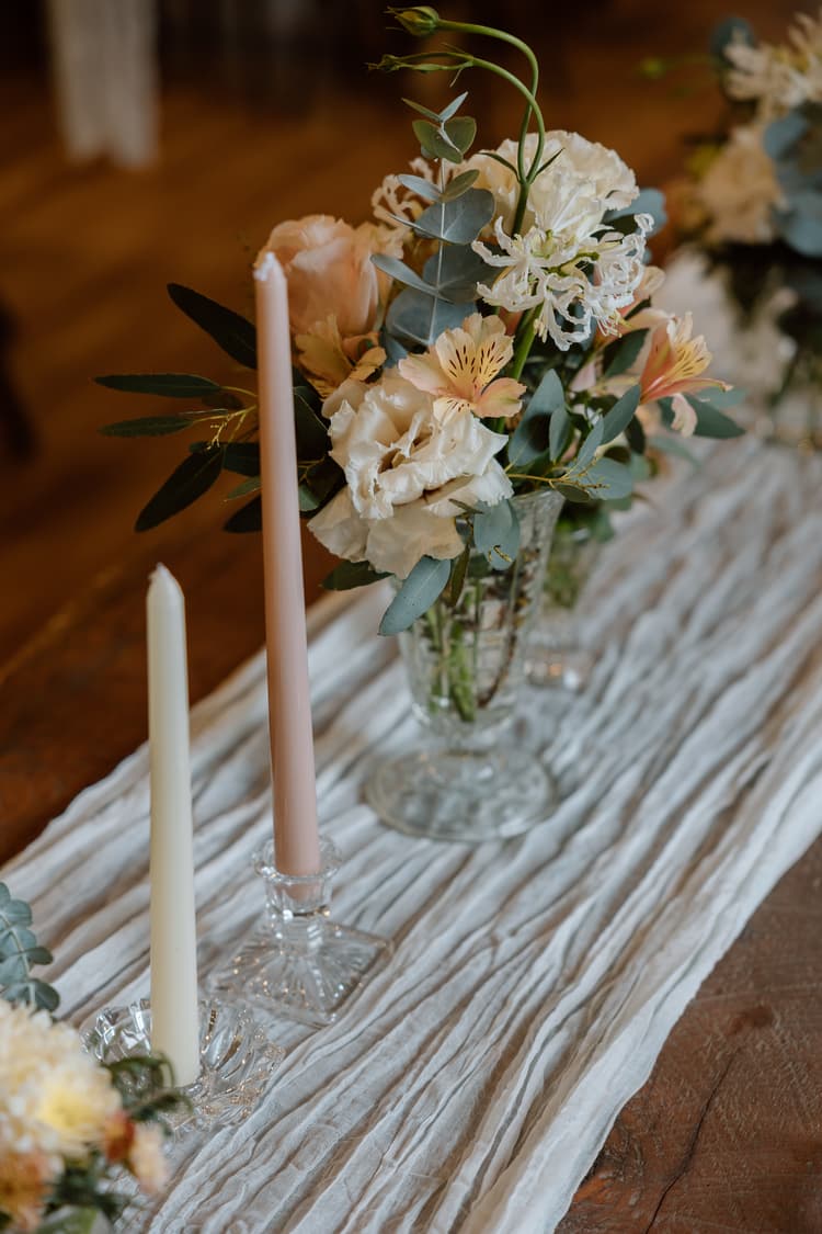 Beautiful flowers for a wedding venue in Hawke's Bay