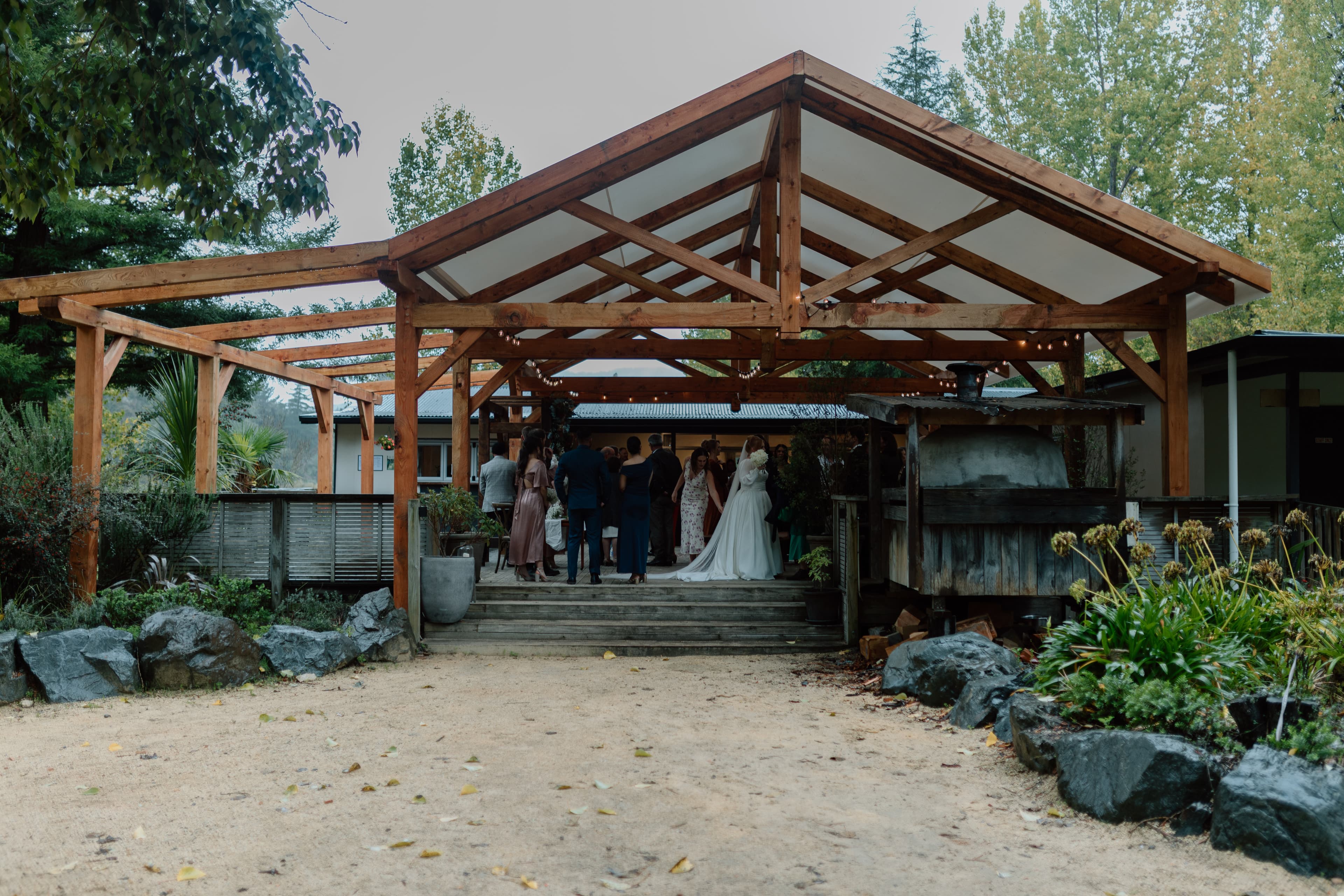 Outdoor wedding venue on private farm in Hawke's Bay NZ